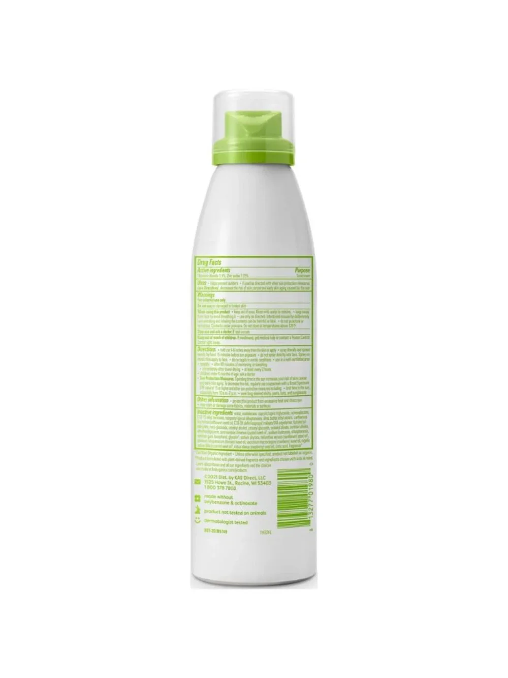Babyganics Kids Sunscreen Continuous Spray SPF 50 - Totally Tropical Scent, 6oz